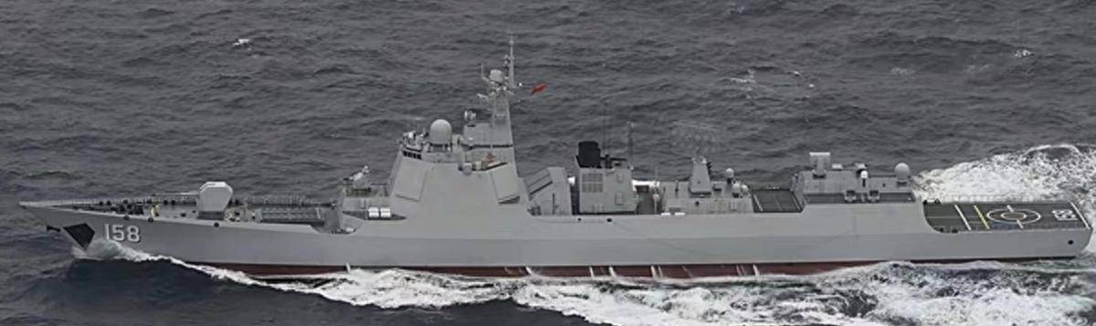 海军158舰亮相今年已服役三艘新052D还有三艘或将年内交付